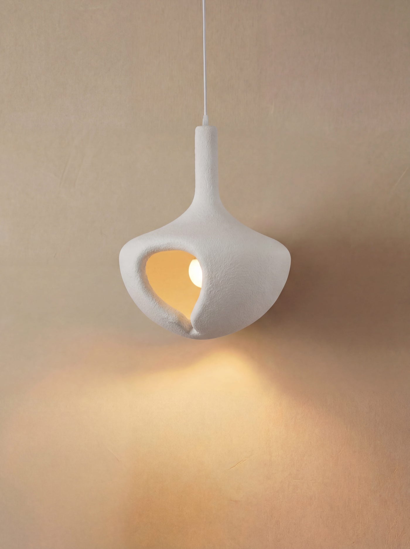 Vase Ceramic Bell Pendant Lamp by Maison Moya - sculptural pendant lamp
