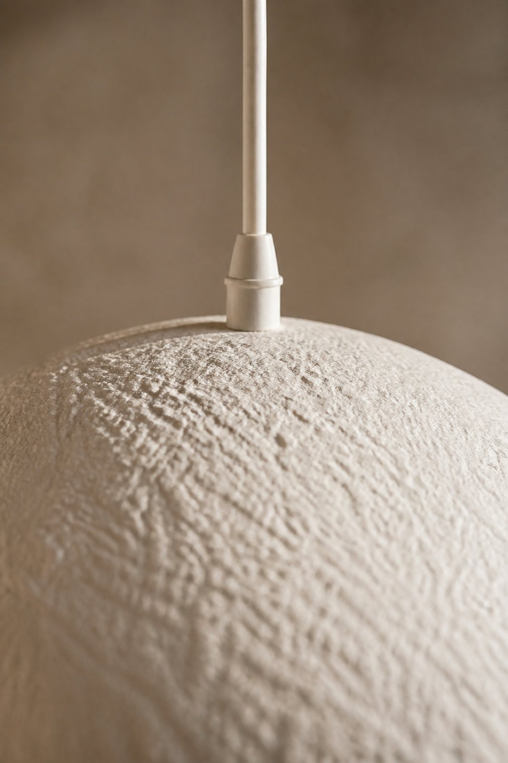 Maison Moya - Alba Frosted Globe Pendant Lamp - closeup detail