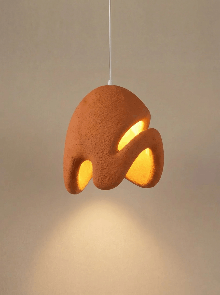 Alvea Woven Rattan Pendant Lamp alternate view - Maison Moya