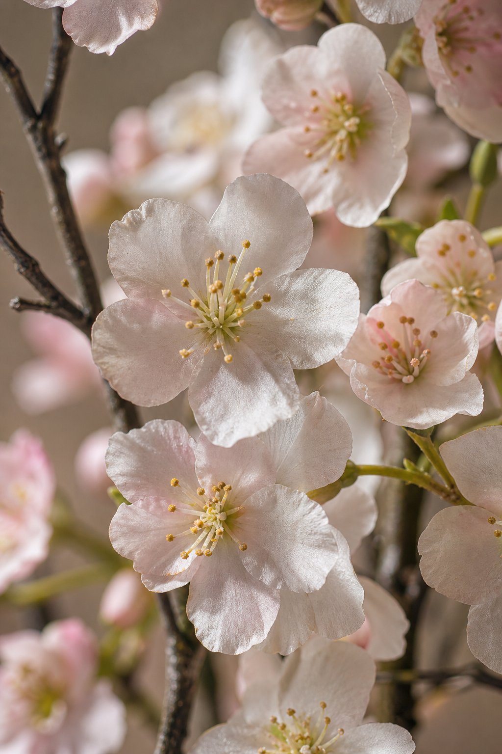 Maison Moya - Cherry Blossom Detachable Faux Tree - closeup surface