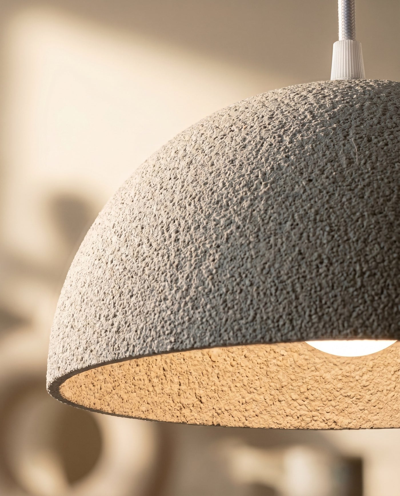 Maison Moya - Demi-Sphère Matte Hemisphere Pendant Lamp - 03 closeup-top
