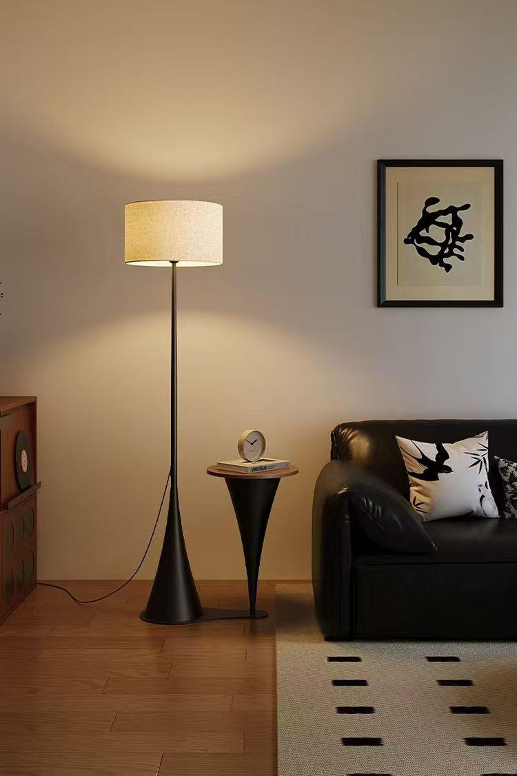 Trompette Drum Shade Floor Lamp