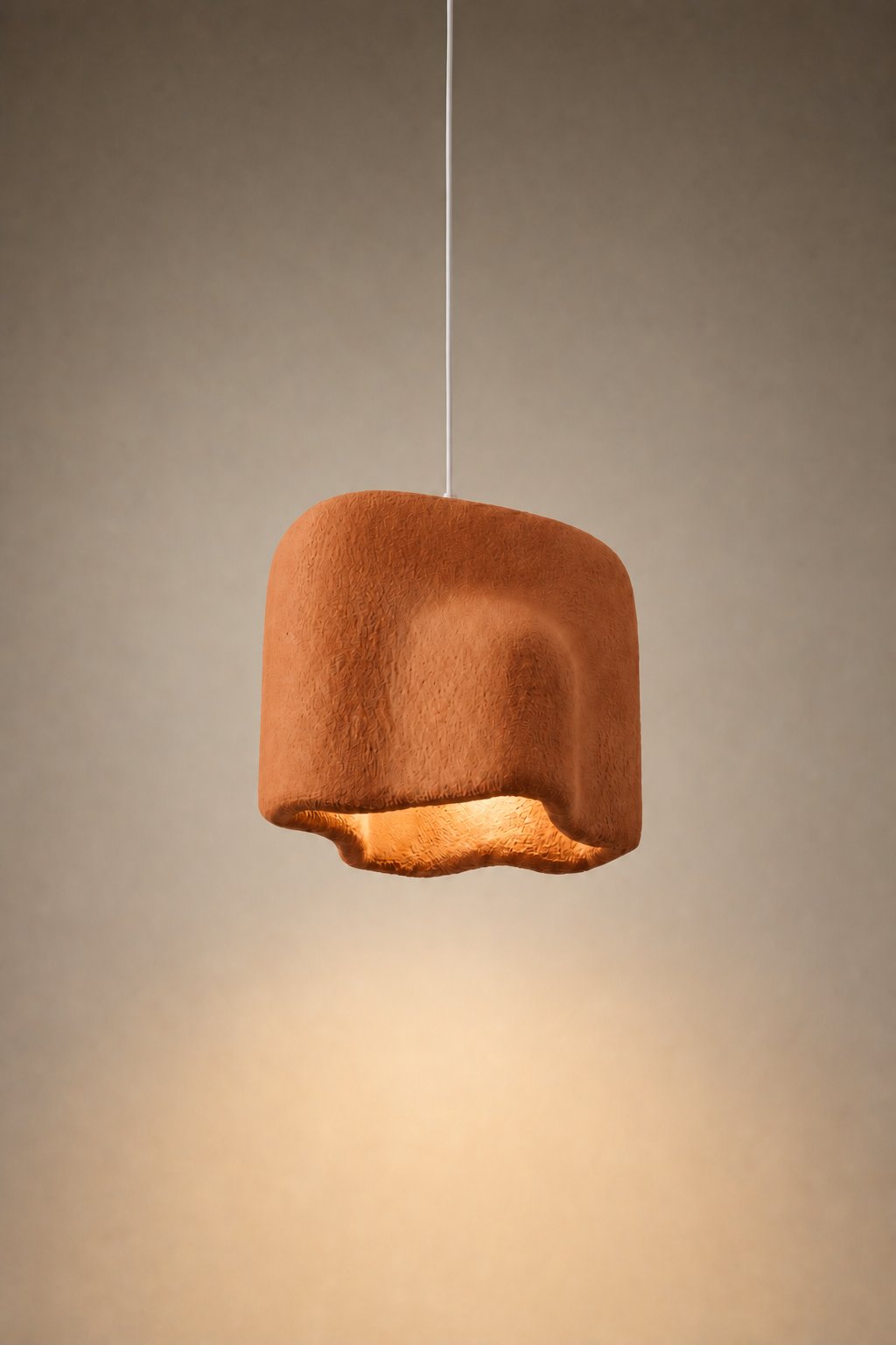 Maison Moya - selle-saddle-pendant-lamp - Brun Argile