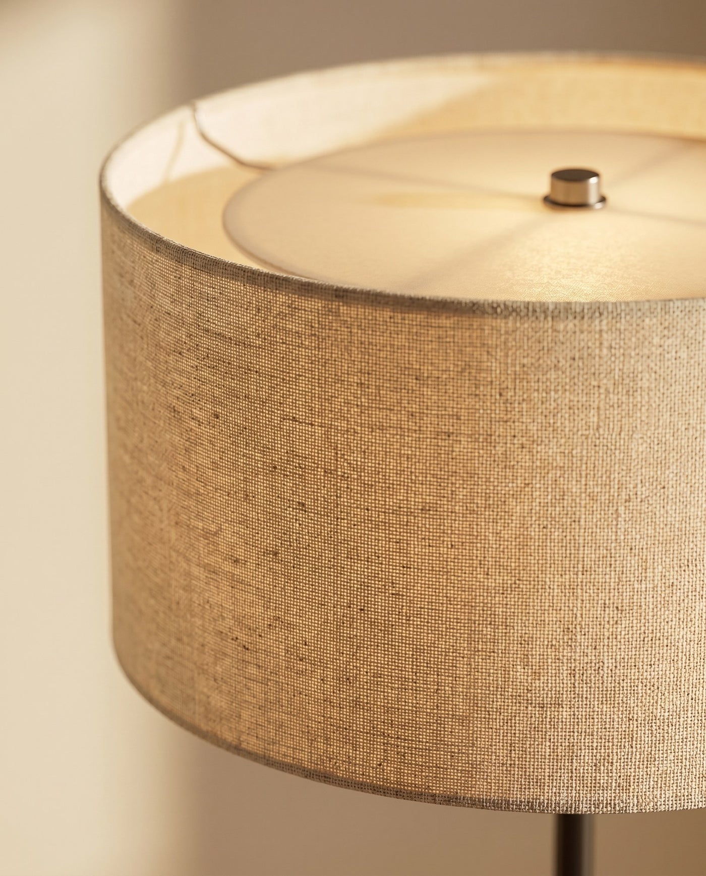 Maison Moya - Trompette Drum Shade Floor Lamp - 03 closeup-top