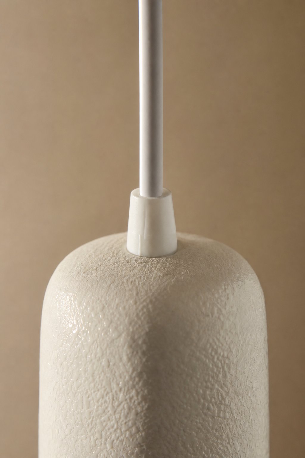 Maison Moya - Vase Ceramic Bell Pendant Lamp - closeup detail