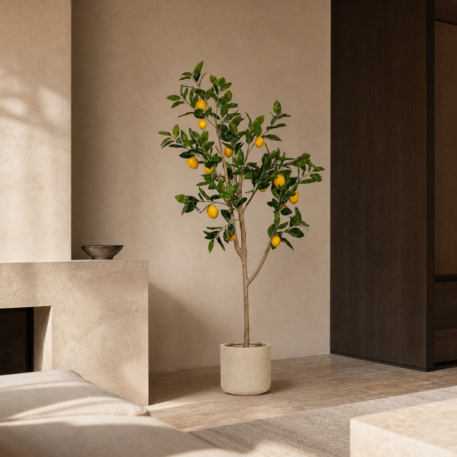Lemon Tree Faux Fruit Tree