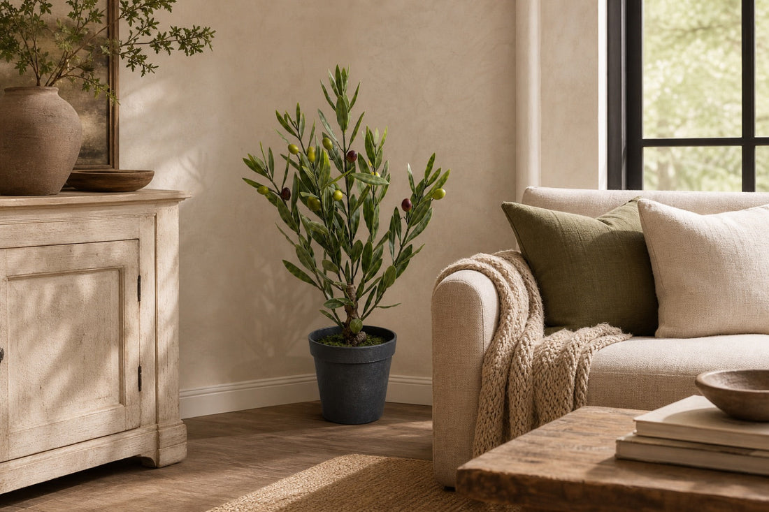 How to Choose a Realistic Artificial Olive Tree for Your Living Room