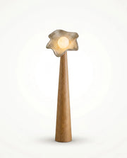 Maison Moya - Lune Suspendue Sculpted Disc Floor Lamp - 02 studio