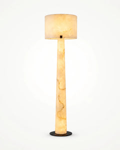 Albâtre Alabaster Column Floor Lamp – Maison Moya
