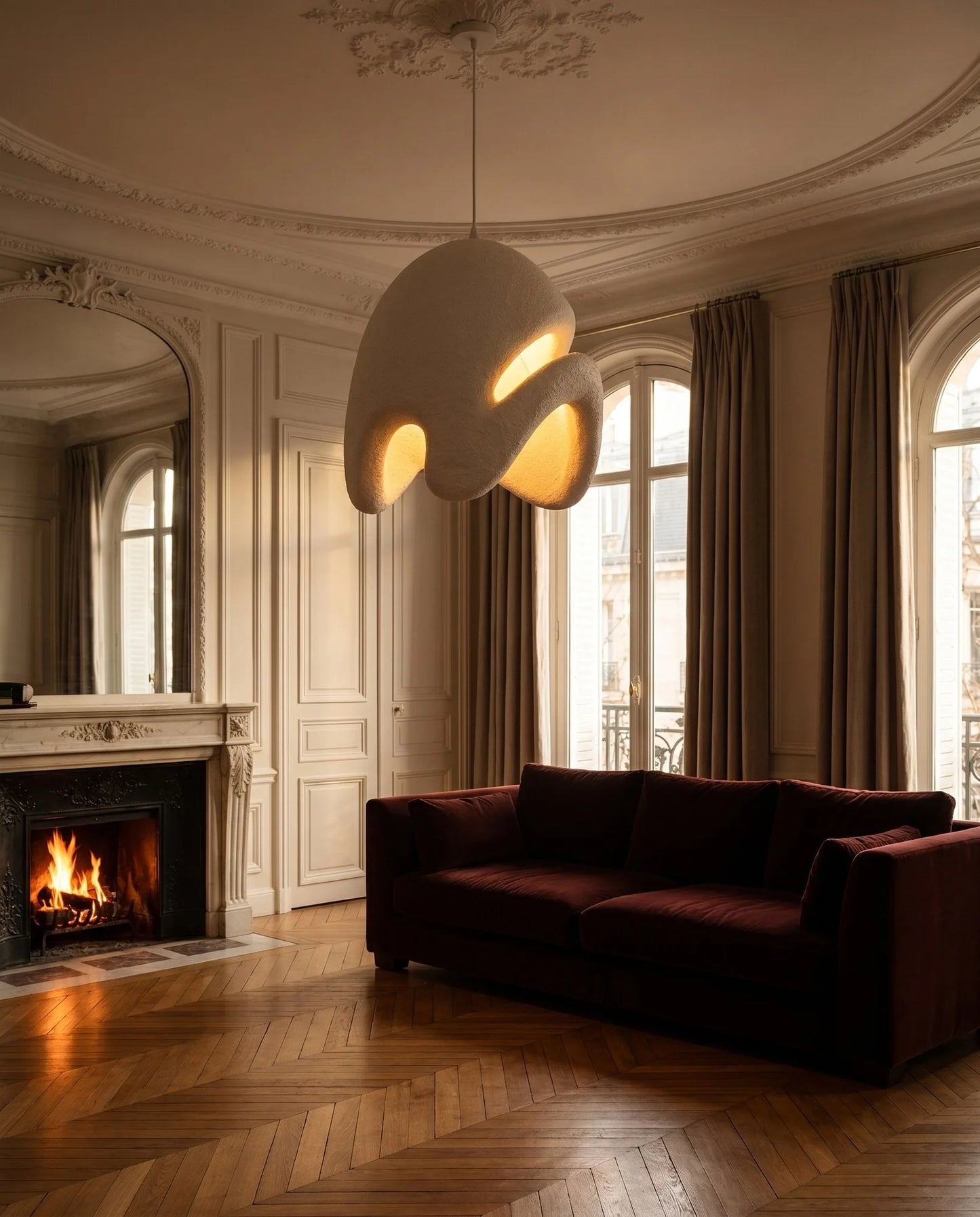 Maison Moya - Alvea Woven Rattan Pendant Lamp - 01 lifestyle
