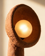 Maison Moya - Foyer Terracotta distinctive Floor Lamp - 03 closeup-top