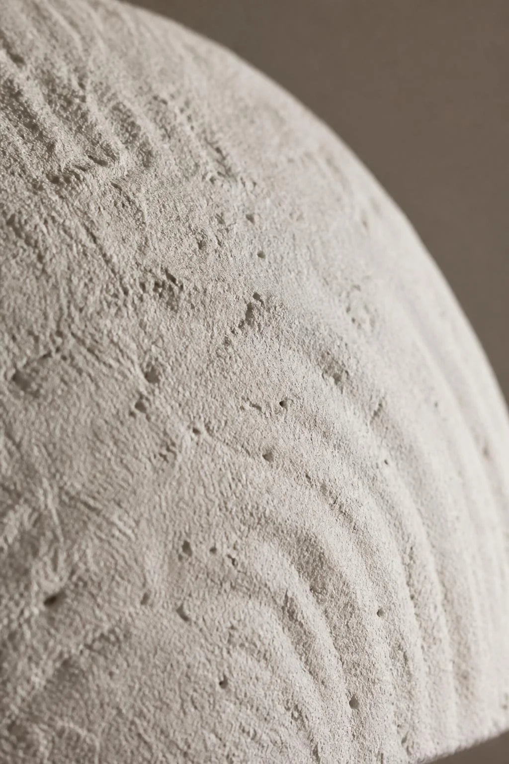 Maison Moya - Demi-Lune Sculpted Dome Pendant Lamp - closeup surface