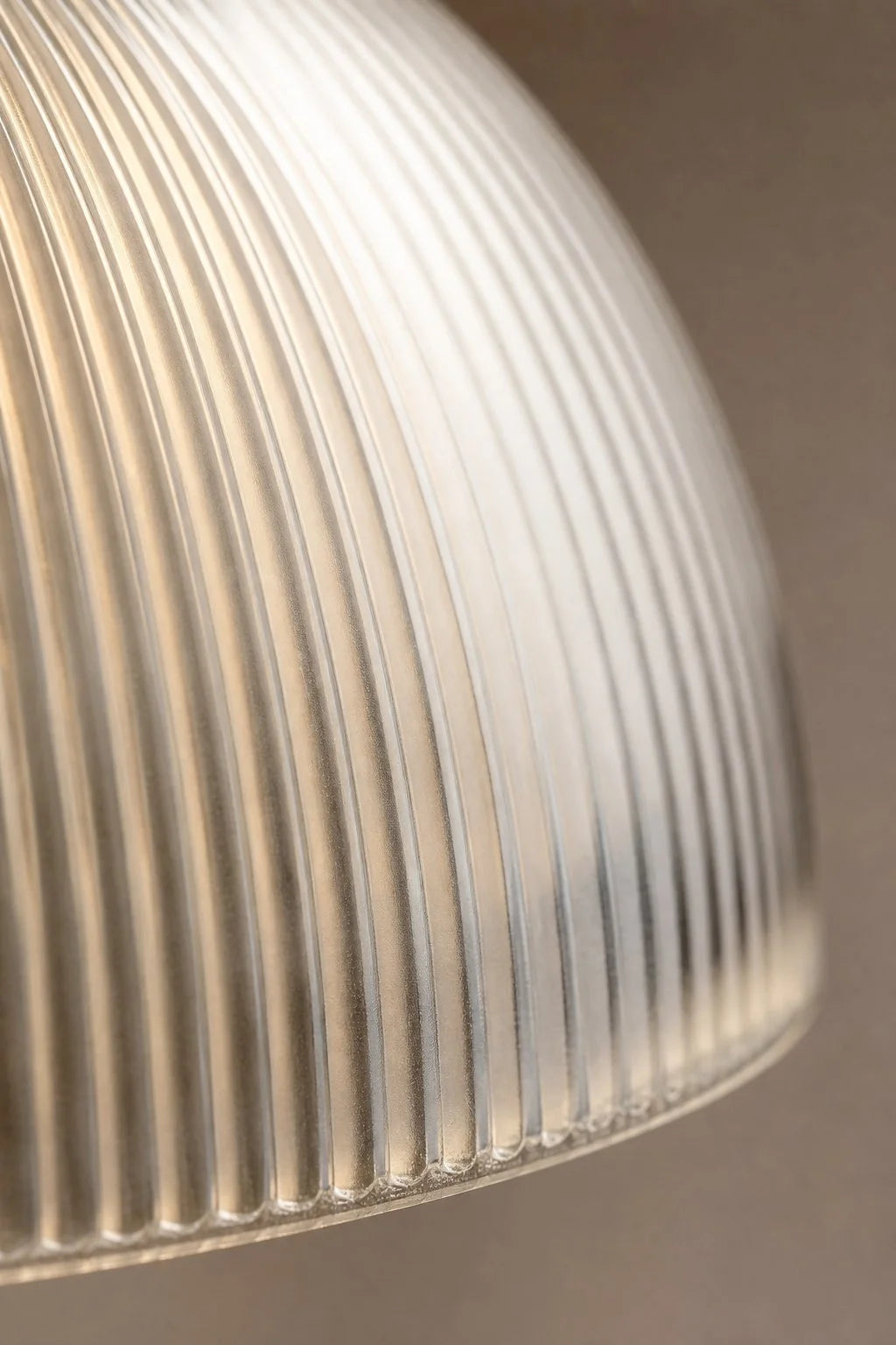 Maison Moya - Atomic Prismatic Glass Table Lamp - closeup surface