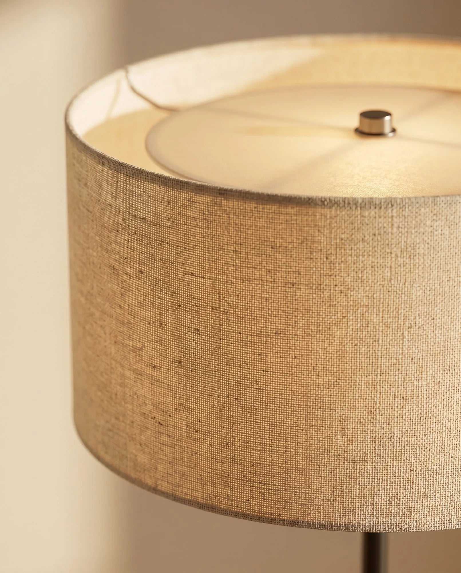 Maison Moya - Trompette Drum Shade Floor Lamp - 03 closeup-top