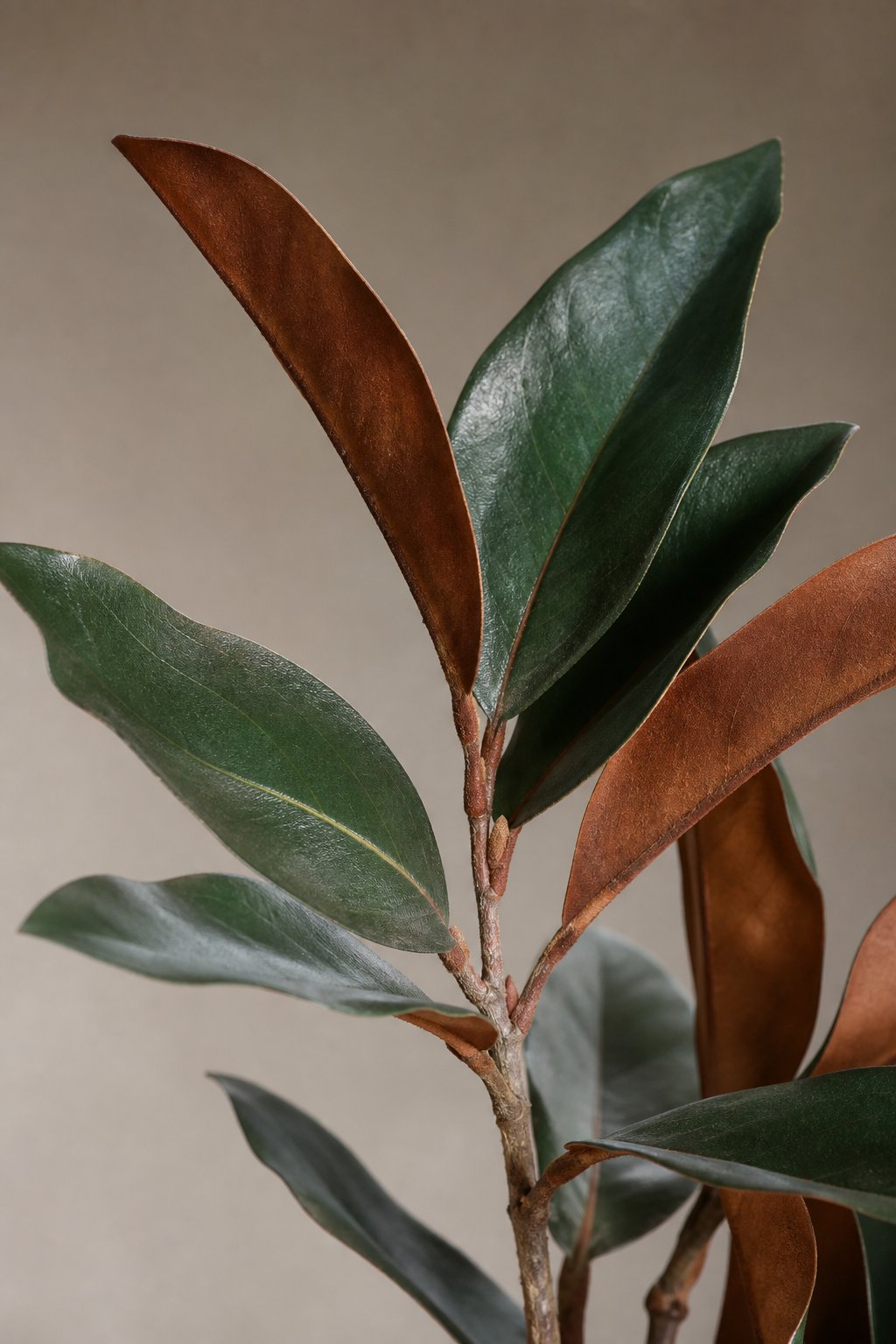 Maison Moya - Magnolia Flower Tree Faux Indoor Tree - closeup detail