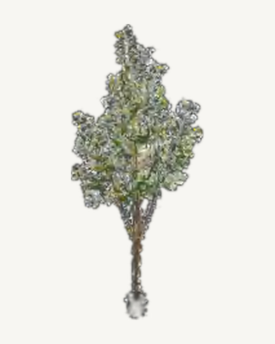 Ostuni Artificial Olive Tree, full product studio view in the included nursery pot