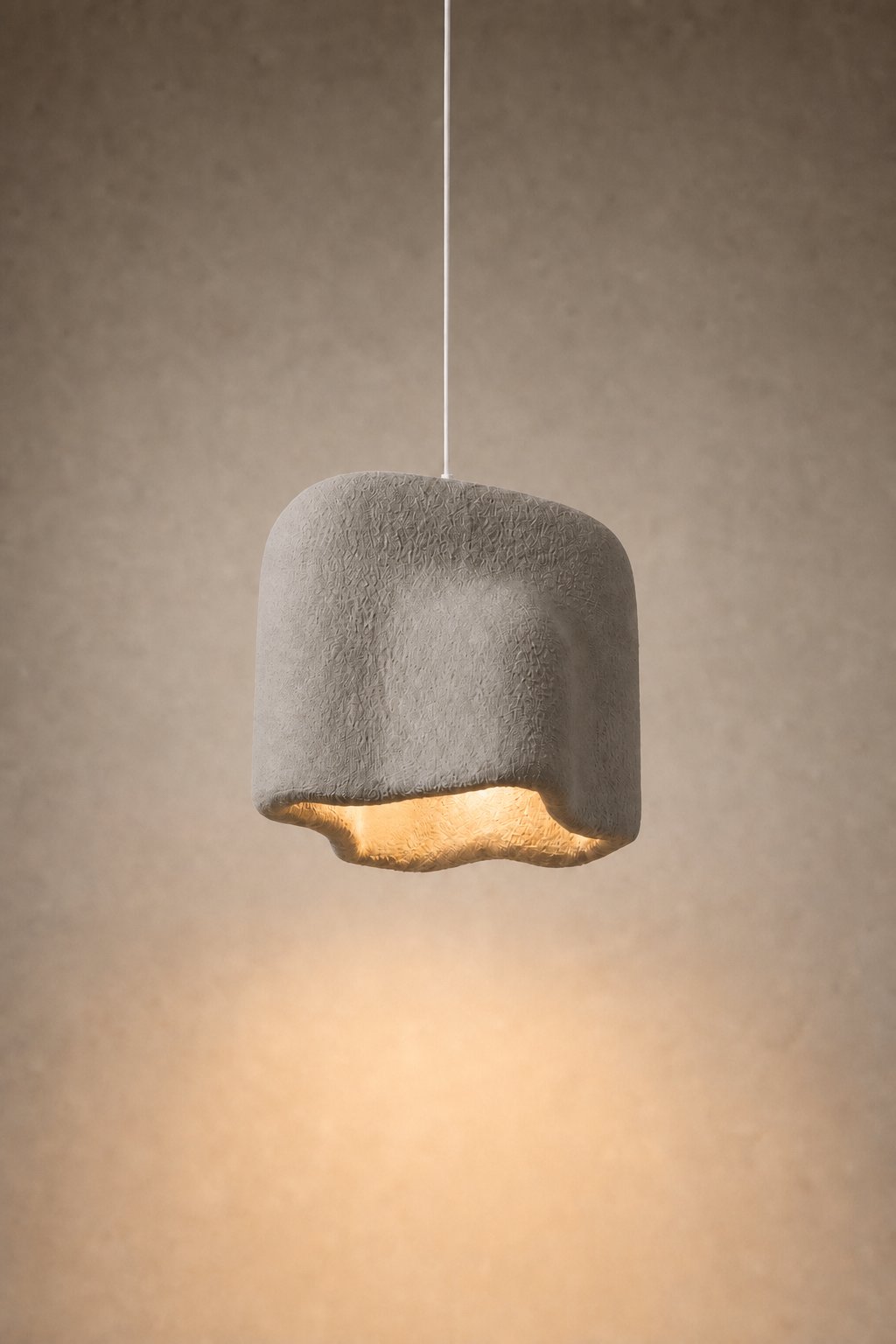 Maison Moya - Selle Saddle distinctive Pendant Lamp - Gris Galet