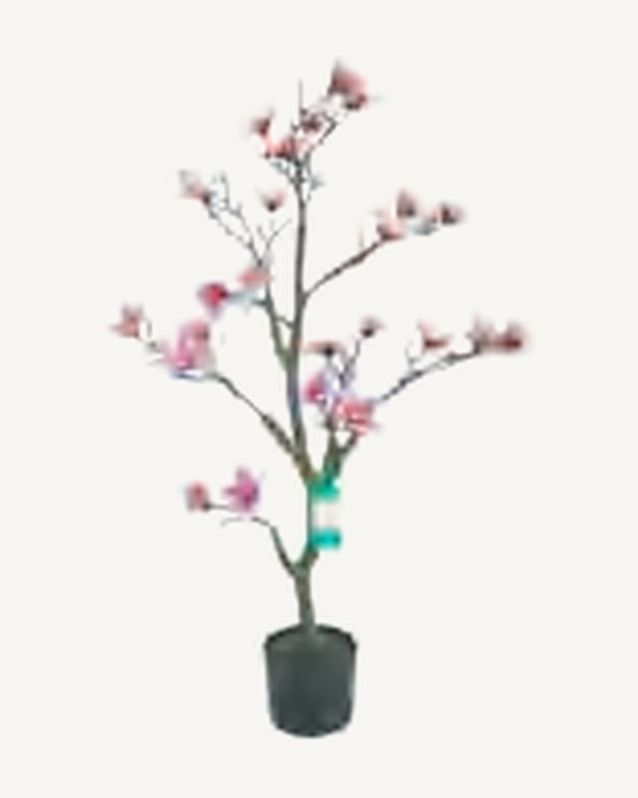Uzes Artificial Blossom Tree, 48.8 in, full product studio view in the included nursery pot