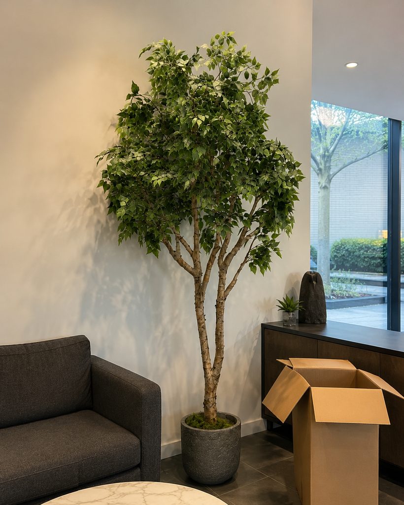 Singular Flat Statement Indoor Tree customer photo