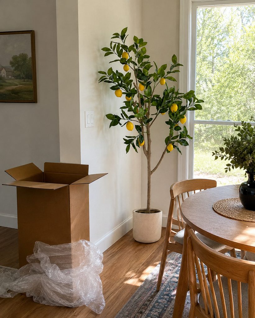 Singular Flat Statement Indoor Tree customer photo