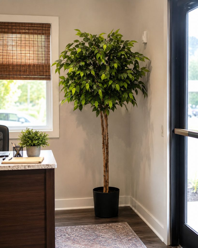 Singular Flat Statement Indoor Tree customer photo
