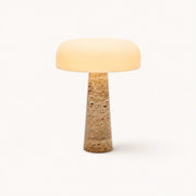 Lampe à poser Travertin Cône