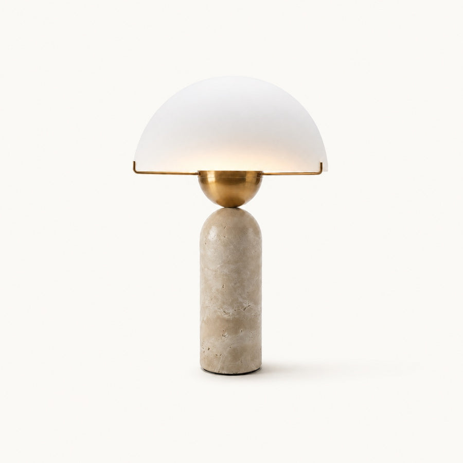 Lampe à poser Travertin Dôme